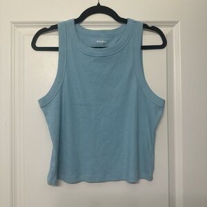 Old Navy Women's Light Blue Snug Tank Top